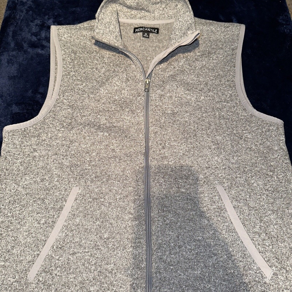 J.Crew Mercantile Gray Vest Sz M